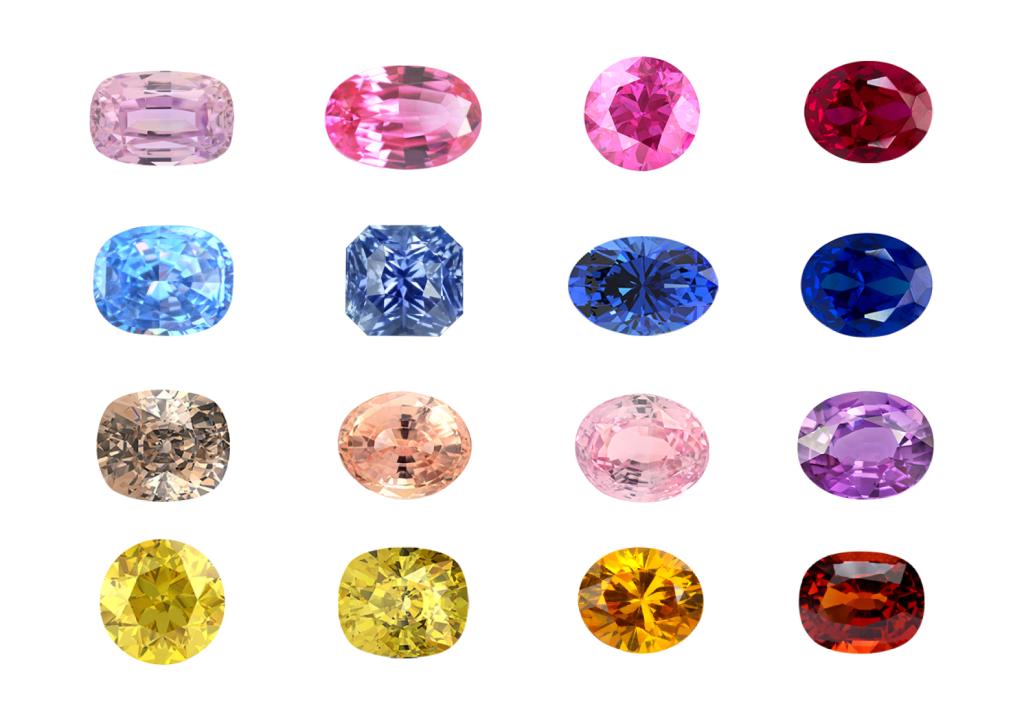 color full sapphire gemes sri lanka 